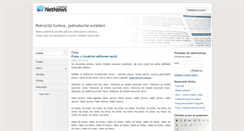Desktop Screenshot of demo.netnews.cz