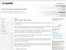 Tablet Screenshot of demo.netnews.cz